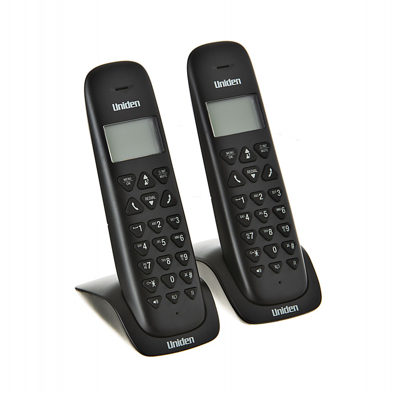 [AT31022BK] Teléfono Inalámbrico 2 Bases Dect 6.0  Altavoz At3102-2 Uniden