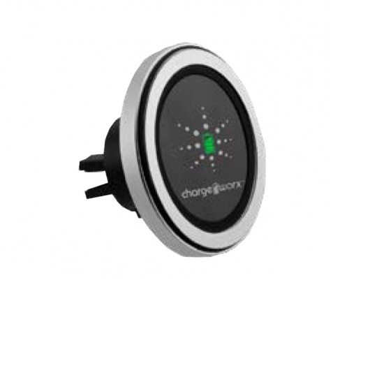 [Cx9979Bk] Cargador de Telefono Inalámbrico Magnético Con Soporte Para Tablero O Ventolera Chargeworx