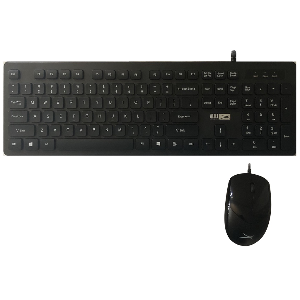 [ALBC6314SPN] Combo teclado y mouse lansing, Altec