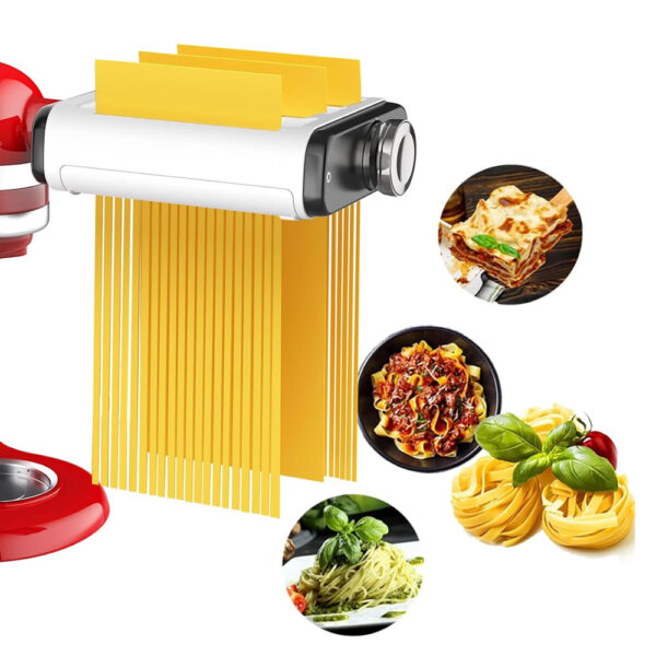 Rodillo y Cortador de Pasta – Fettuccine – Spaghetti 3 Pcs KitchenAid KSMPRA