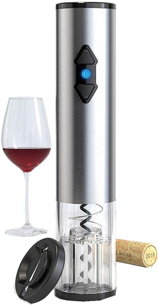 [HOGCOC451] Abrebotellas eléctrico Sacacorchos automático alimentado por 4 pilas AA