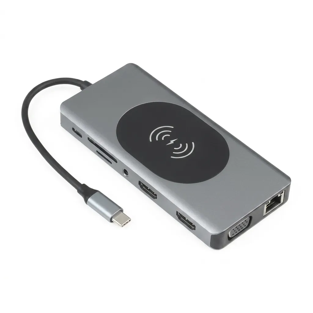 [01-02-088] Adaptador Hub 14 En 1 Tipo C - Multipuertos