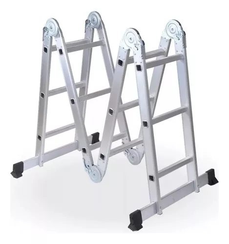 [BP00377] Escalera Multifunción Aluminio 4 x 3 Metros