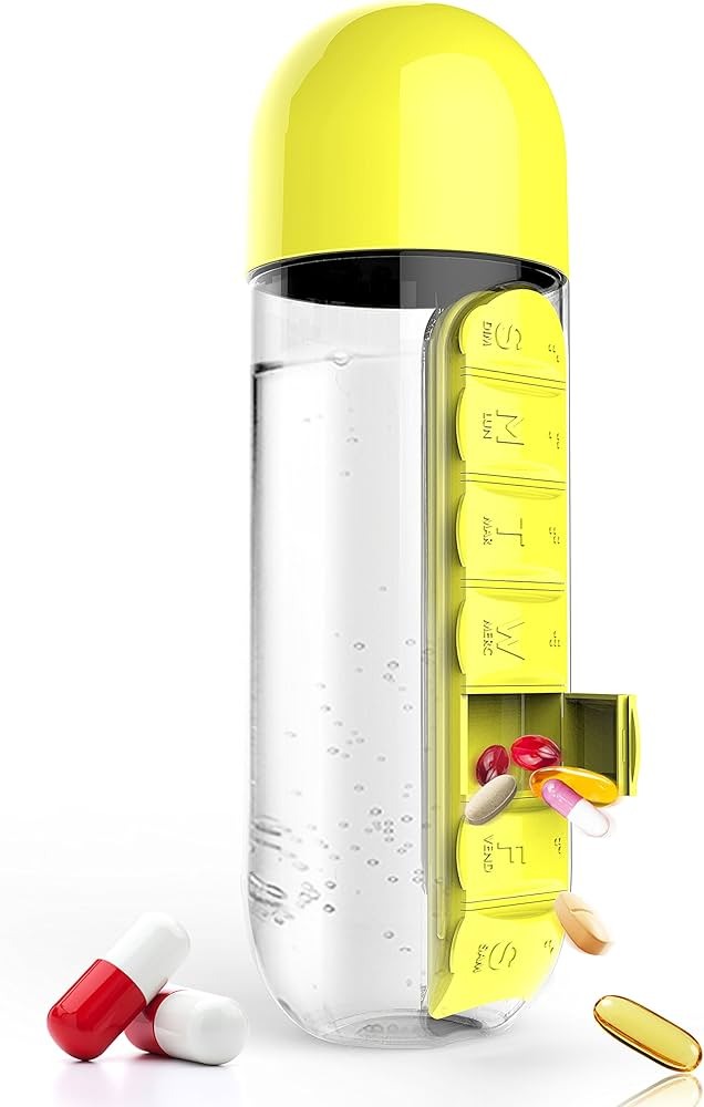 [HO5MMCS60] ORGANIZADOR DE PASTILLAS Y BOTELLA DE AGUA