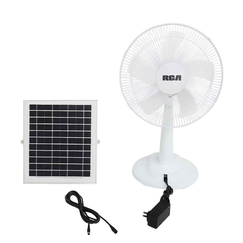 [5VENT08] Ventilador Recargable 16 Pulgadas Panel Solar