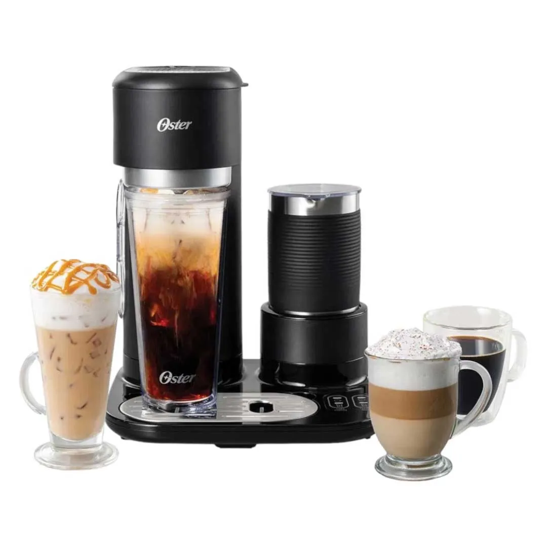 [BVSTEM6701R-013] Cafetera Oster Latte 4 en 1 con espumador BVSTDC02B