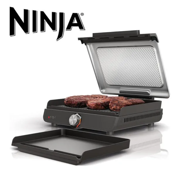 [Parrilla Y Plancha Para Interiores Sin Humo Ninja Sizzle Gr101 OB] Parrilla Y Plancha Para Interiores Sin Humo Ninja Sizzle Gr101 OB