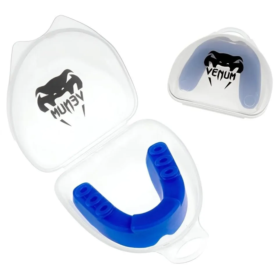 [P00000070946523-A] Protector Bucal Venum para Adulto - Con Estuche Doble Capa Sin Sabor - AZUL