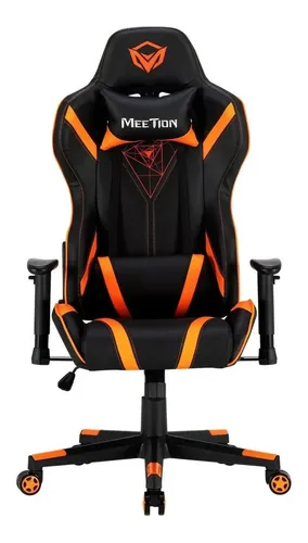 [12-02-012] SILLA GAMER MT-CHR15-NEGRA/NARANJA MEETION