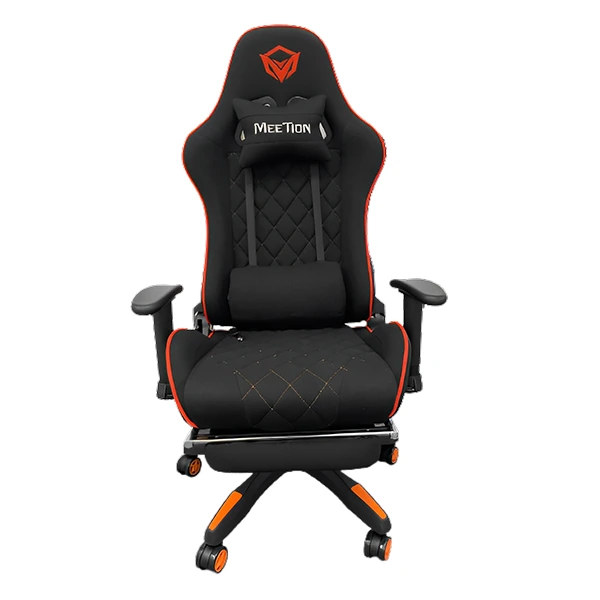 [12-02-043] SILLA GAMER MT  -CHR25 NEGRA/NARANJA MEETION