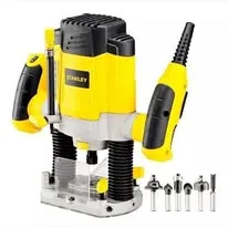 [HECON1255] Rebajadora Fresadora Tupi Stanley Srr1200 1200 W + 6 Fresas