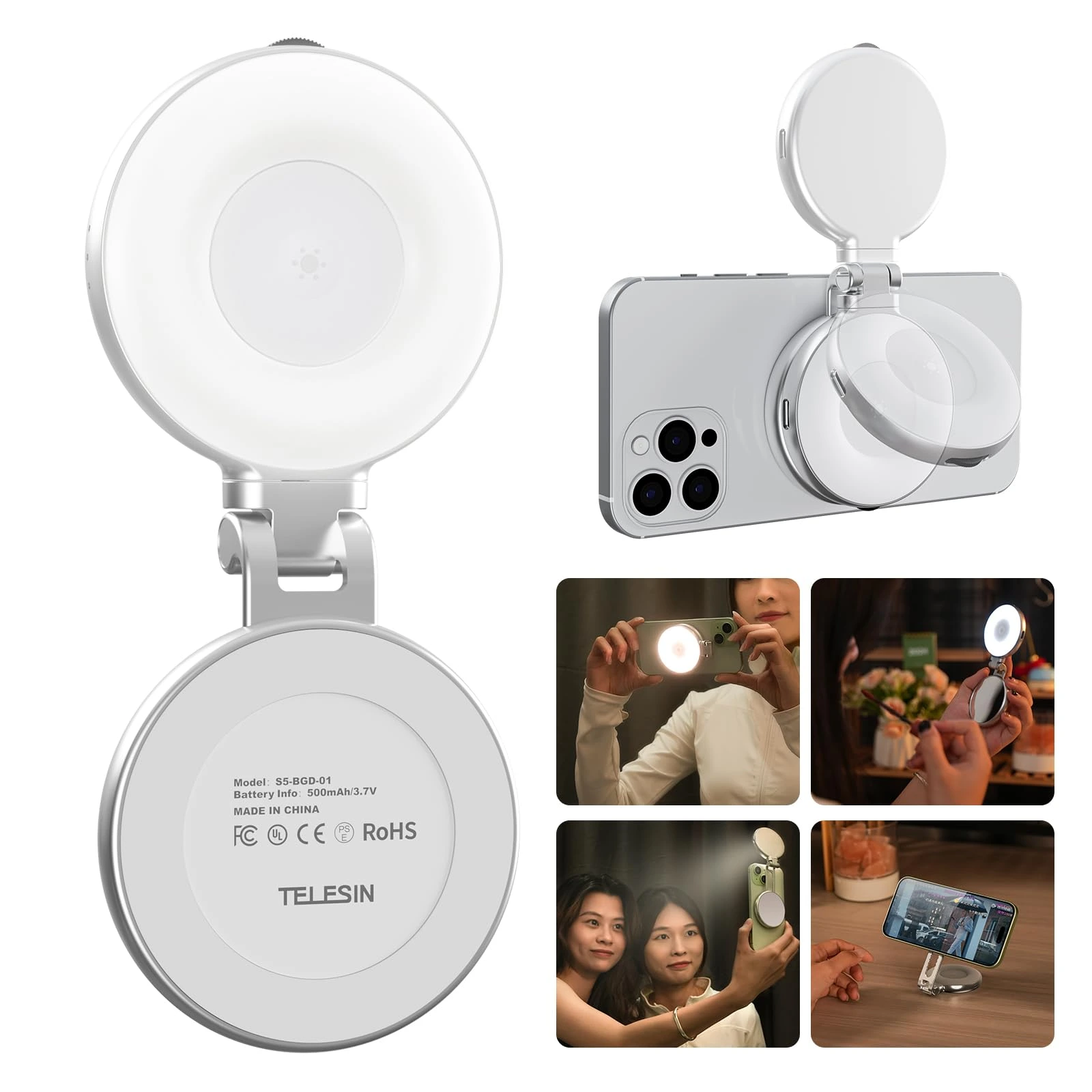 [TELECO3WH] CO3 ring light Telesin White