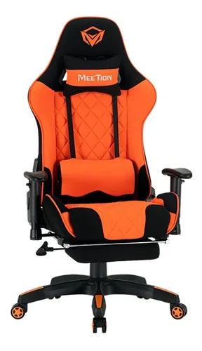 [12-02-014] Silla Gamer MT-CHR25 Negra-Naranja