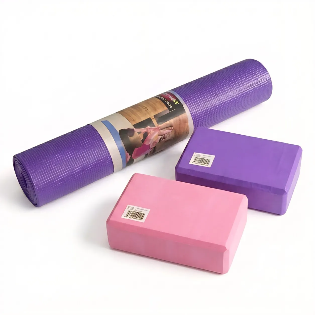 COMBO DE ENTRENAMIENTO MAT DE 6MM + 2 BLOQUES DE SOPORTE