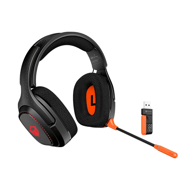 [03-01-126] Audifono Gamer  MT-BTH012 Negro/Naranja Meetion