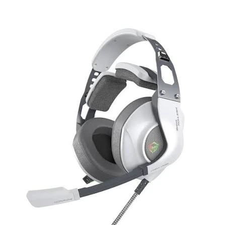 [03-03-045] Audifonos Gamer MT-HP099 Blanco/Gris Meetion