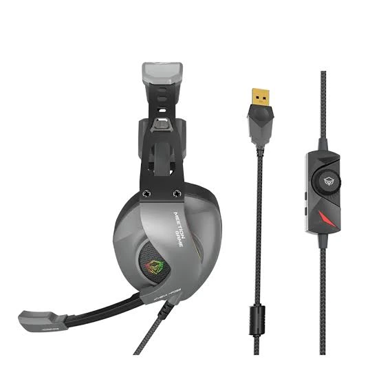 [03-03-046] Audifonos Gamer MT-HP099 Gris/Negro Meetion