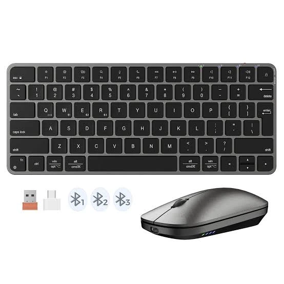 [20-01-091] Combo Wireless Mouse-Teclado Ikey C210 Negro Meetion