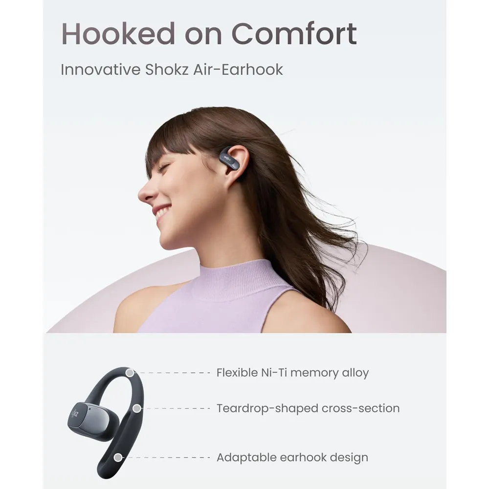 Audífonos Open-Ear Bluetooth Shokz Open Fit SE Bundle