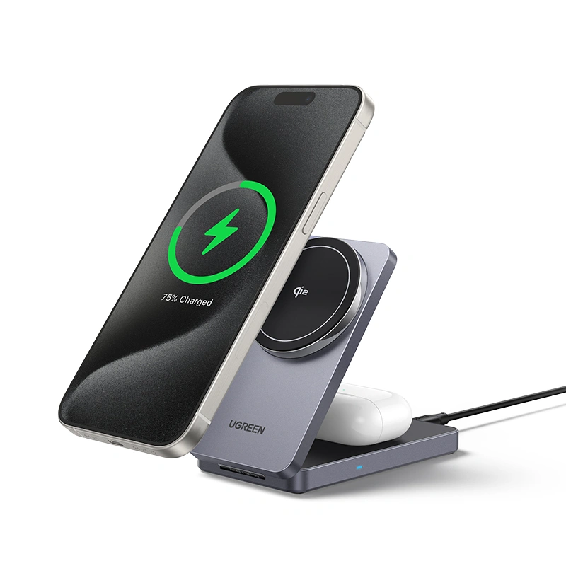 Cargador Inalámbrico Magnético 2 en 1 Ugreen