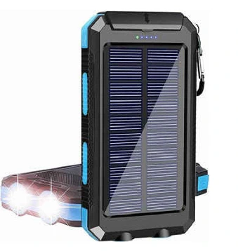 Powerbank Solar, 36800mAh, Ebasix