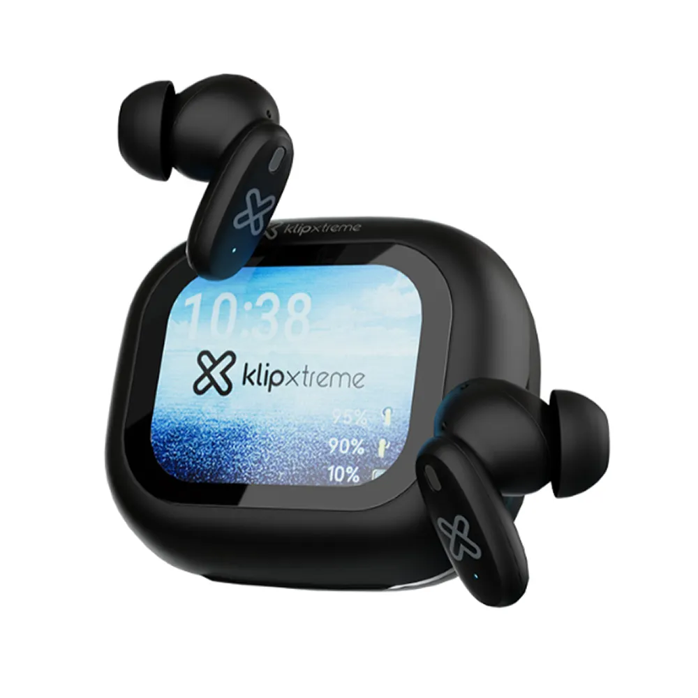 Audífonos TWS Klip Xtreme KTE-800 15 Horas Display Negro MM112KLX06