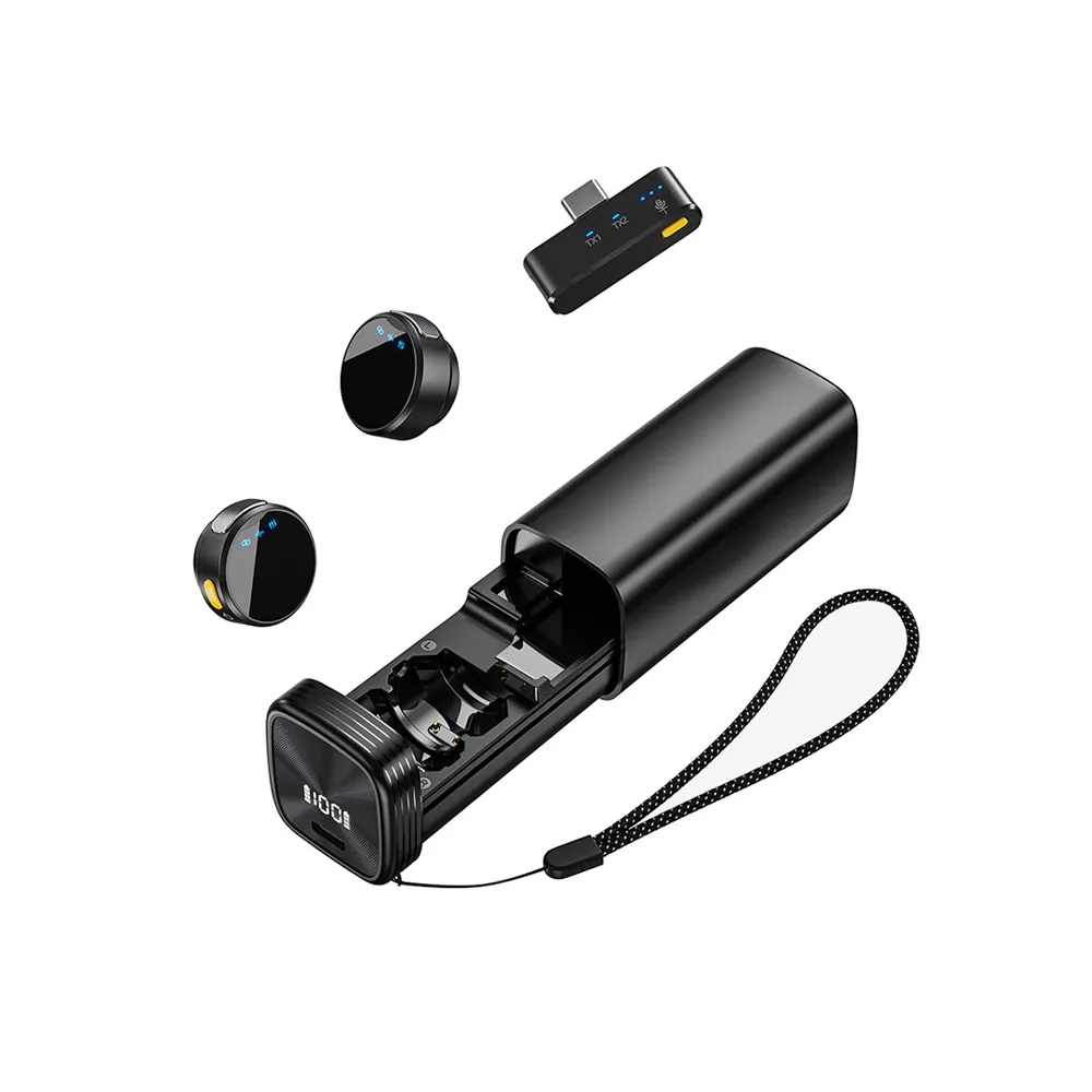 Microfono Inalambrico Doble USB-C A3 con Reducción de Ruido