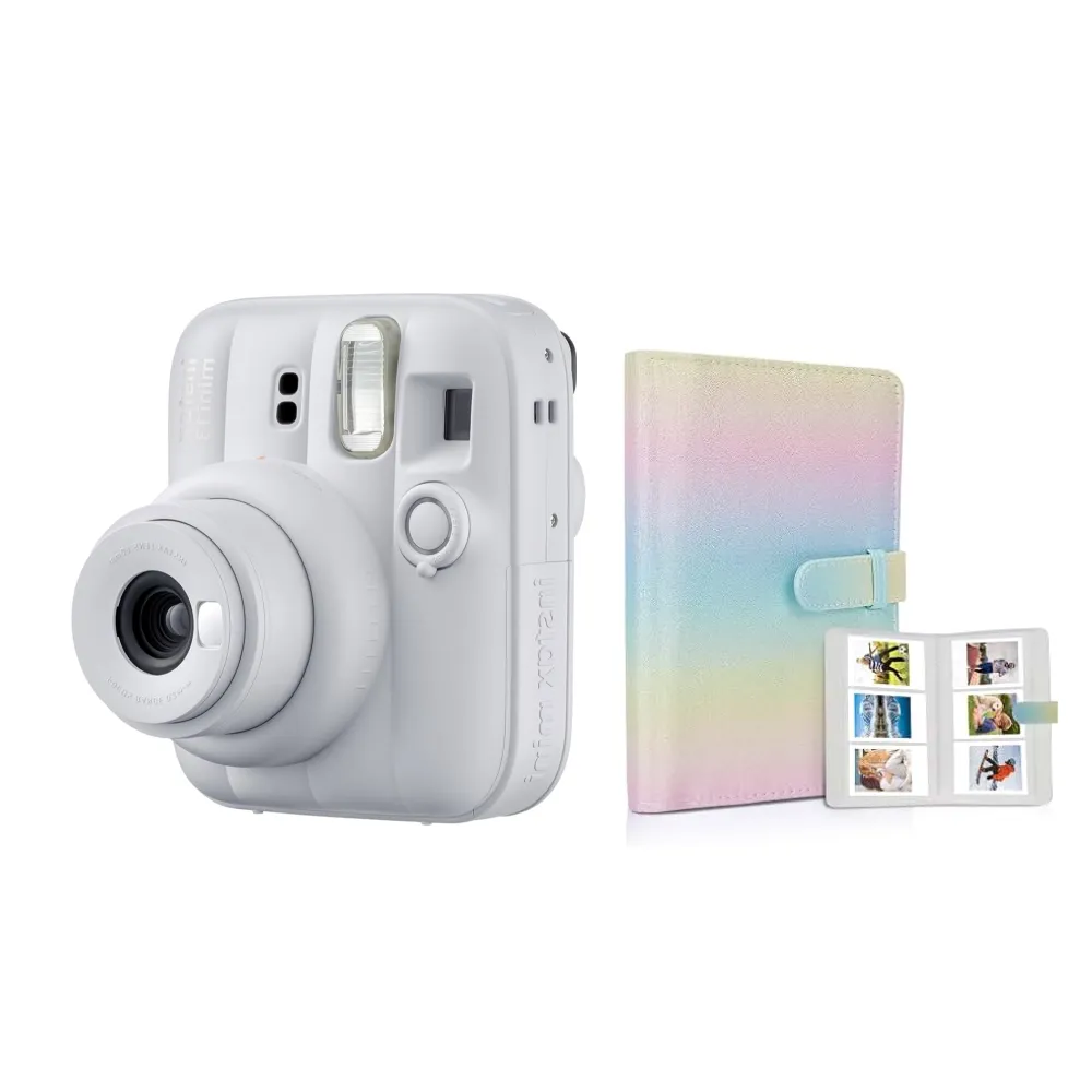[instax mini 13 blanca + album arcoiris] Cámara instantánea Instax Mini 13 Fujifilm + Regalo