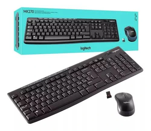 [MK270] Combo de Teclado y Ratón Inalámbrico, Logitech