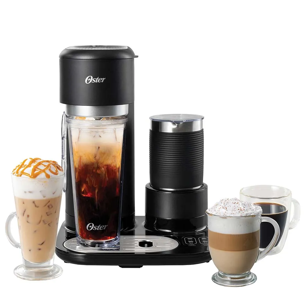 Cafetera Latte 4 En 1, Con Espumador Oster