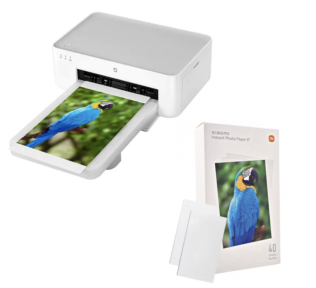 [6941812701614] Maquina impresora de fotos xiaomi 4x6 + 40 hojas